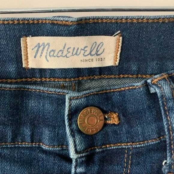 Madewell High Riser Skinny Jeans in Atlantic - Picture 8 of 9